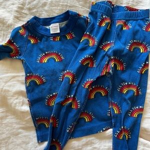 Hanna Anderson Long John PJs 3T